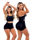 Faja Moldeadora Short Moldeador Levantacola Cintura Alta Negro para Mujer 230452N