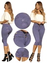 Capri Levantacola Colombiano 3909 – Pretina con Botones, Morado