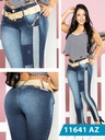 Jeans Levantacola Colombiano Azulle 
