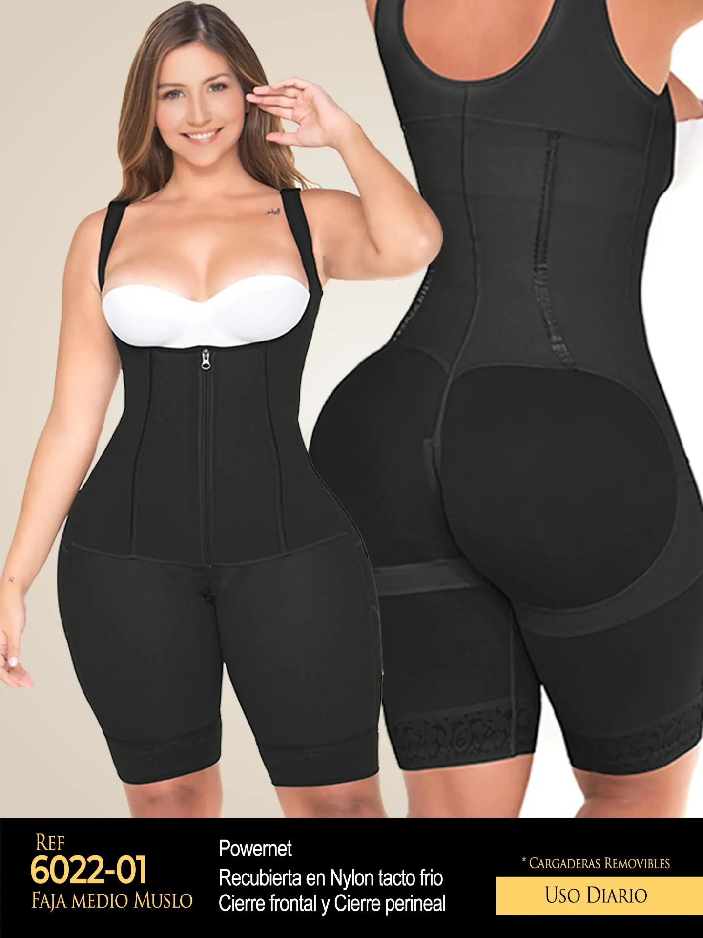 Faja Medio Muslo Studio AA