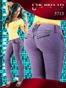 Jeans Levantacola Colombiano Cheviotto 