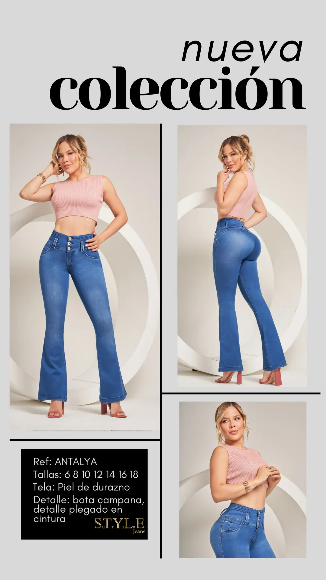 Jeans Levantacola Colombiano