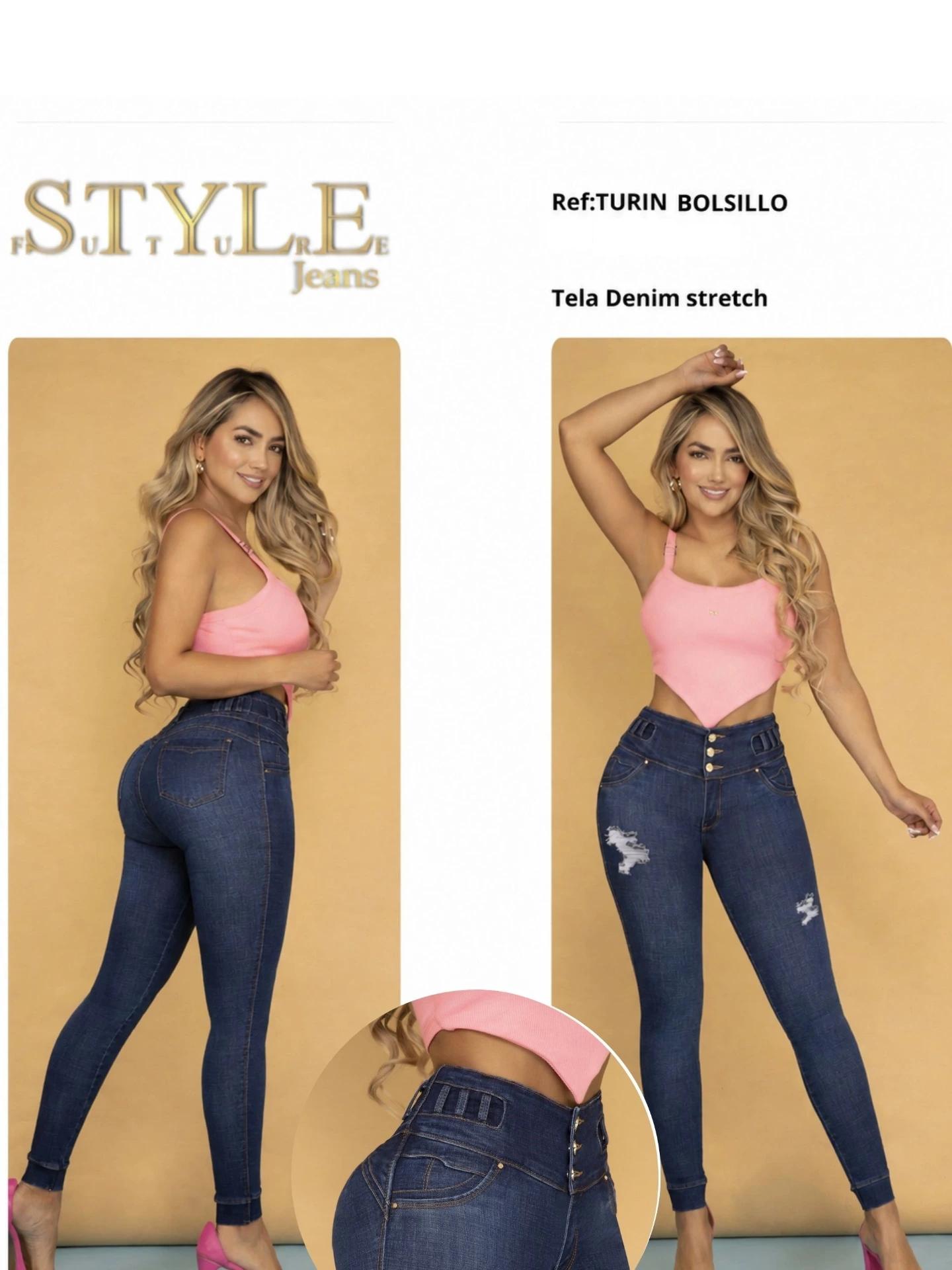 Jeans Levantacola Colombiano