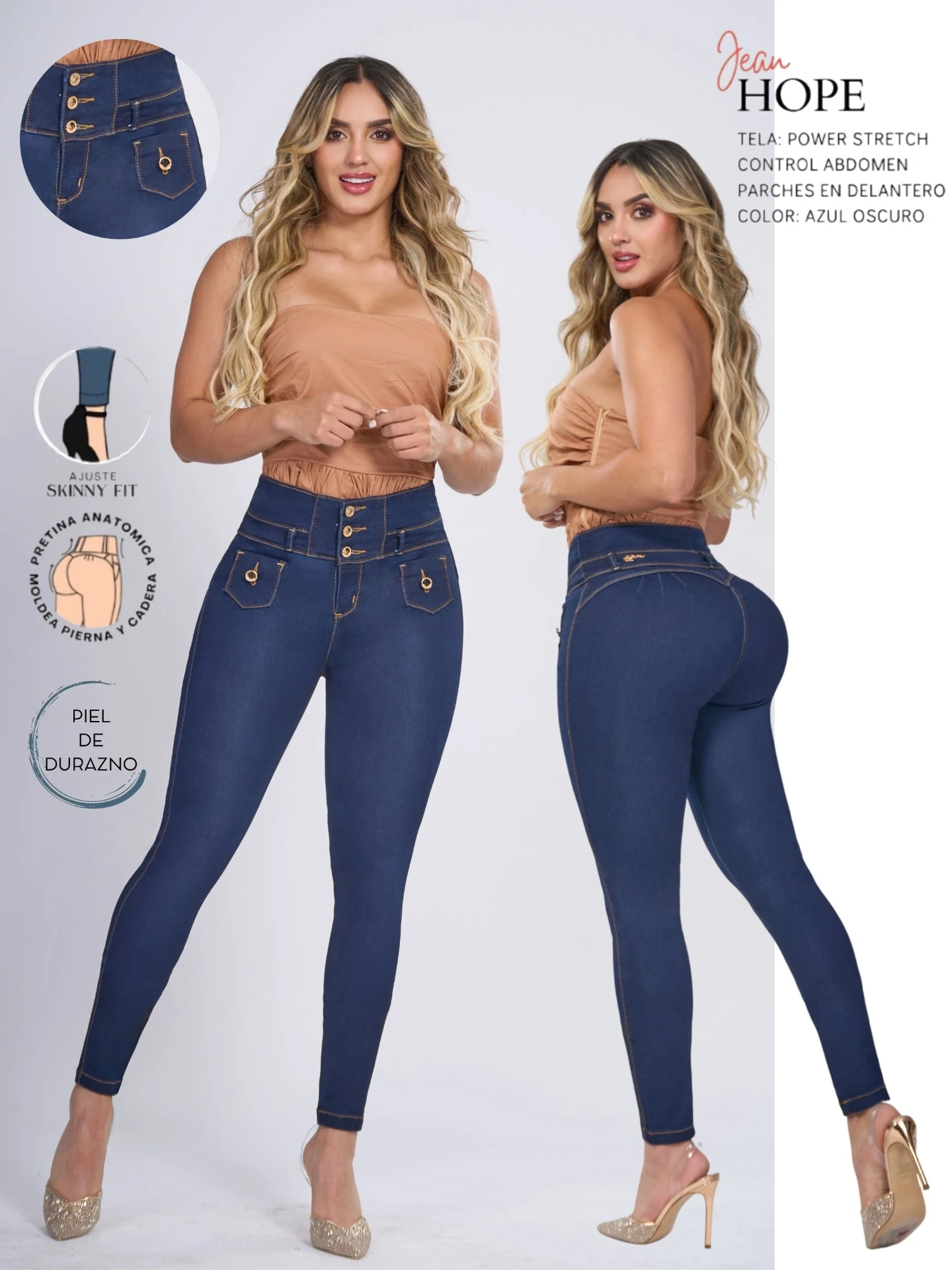 Jeans Levantacola Colombiano