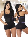 Faja Cinturilla Colombiana Thaxx Morada Print