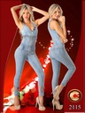 Enterizo Jeans Levantacola Capellini