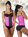 Faja Colombiana Thaxx  Chaleco Latex Recubierto 3 Broches 