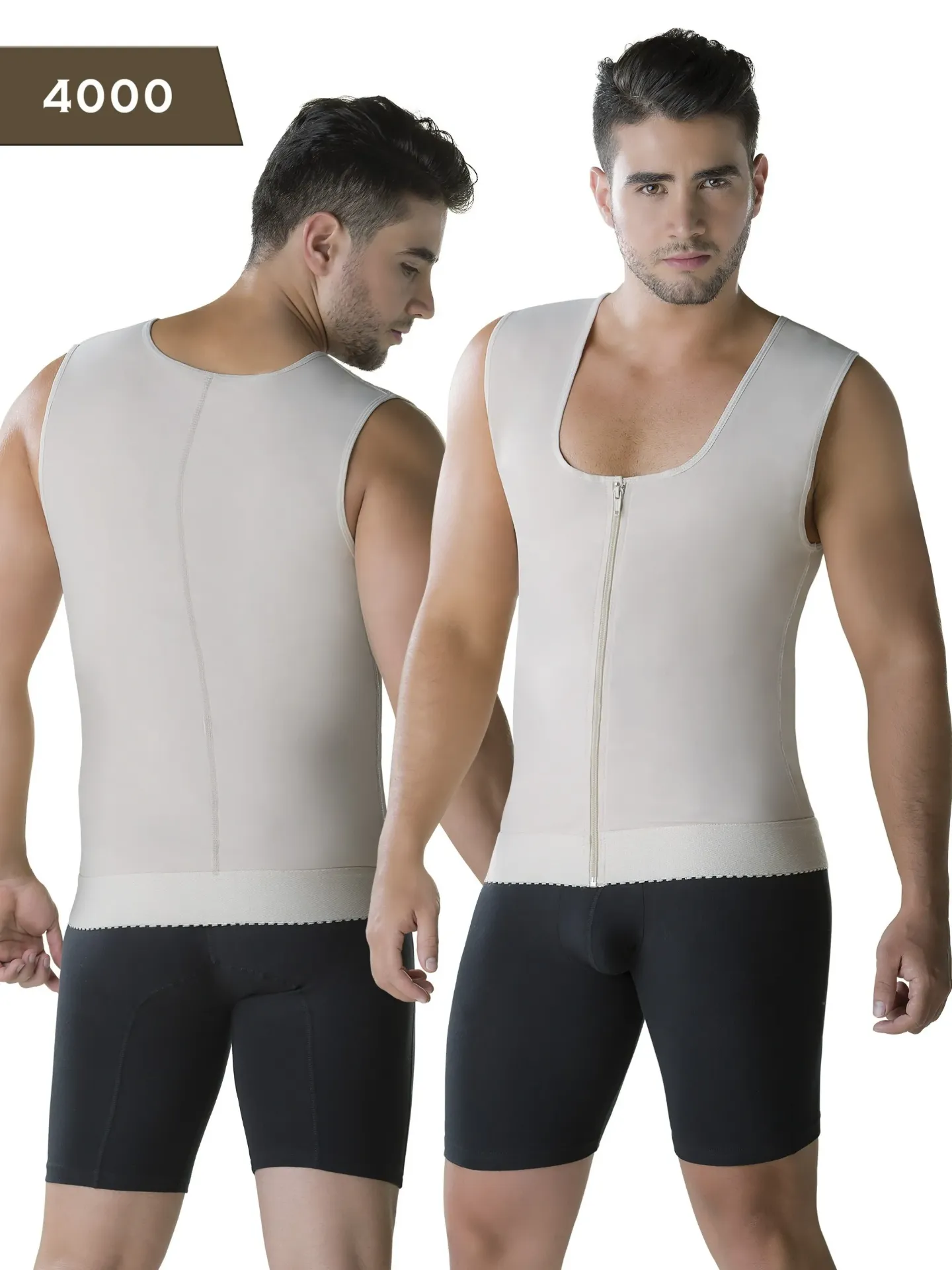 Faja Colombiana De Hombre Thaxx 4000-16 Beige