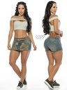 Falda Short Levantacola Colombiano