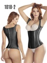 Faja Colombiana Thaxx  Chaleco Latex Recubierto 3 Broches 