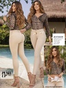 Jeans Levantacola Colombiano Con Faja 