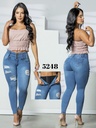 Jeans Levantacola Colombiano Con Faja 