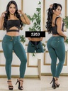 Jeans Levantacola Colombiano Con Faja 