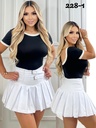 Falda Short Levantacola Colombiano
