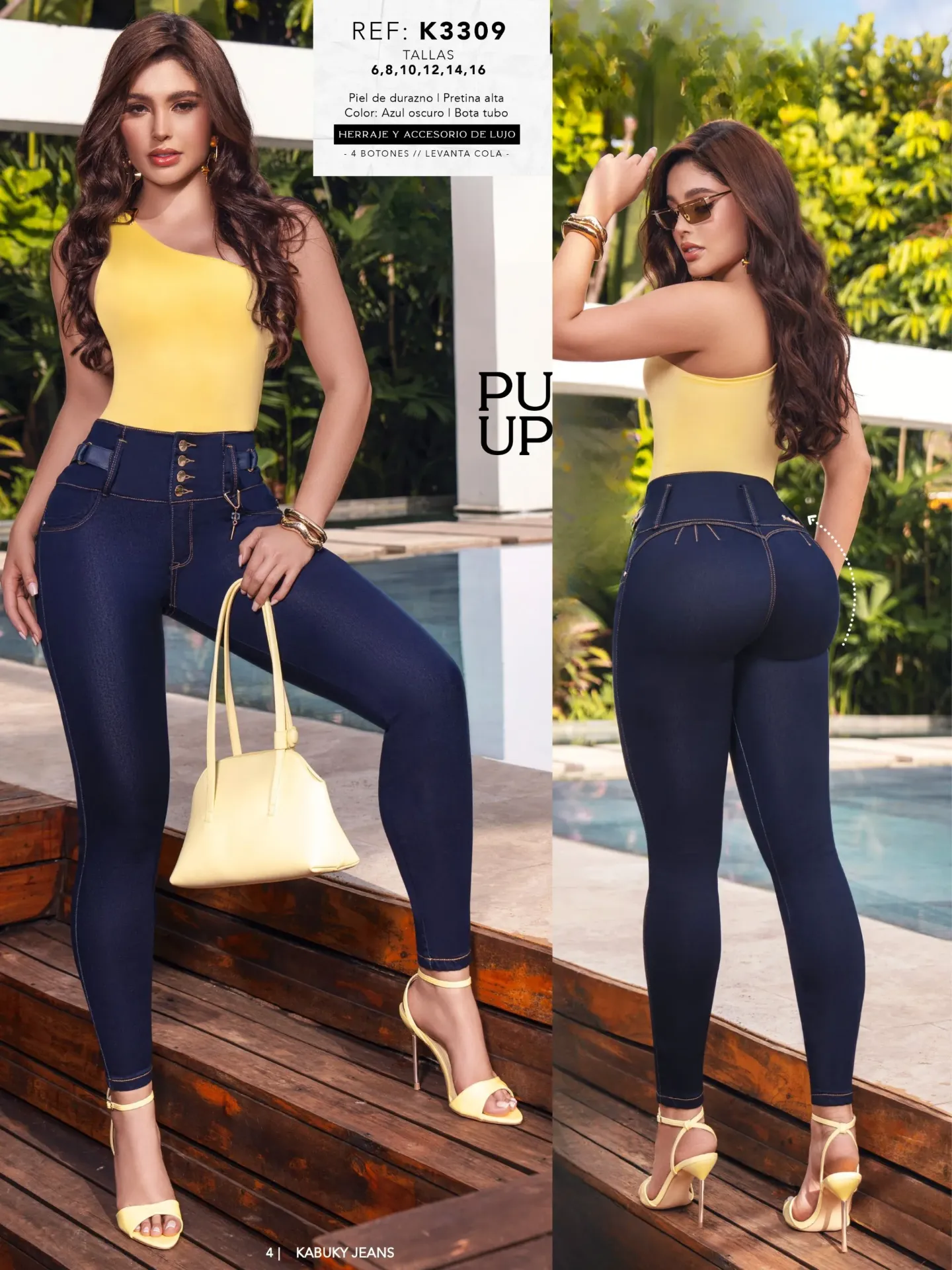 Jeans Levantacola Colombiano
