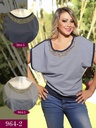 Blusa Moda Fuxia Negro
